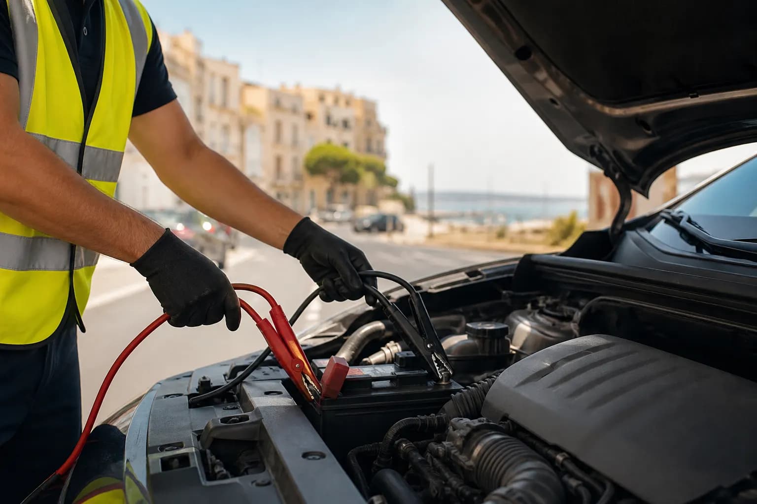 Dépannage batterie voiture sur place à Marseille — assistance Remorquage13.fr